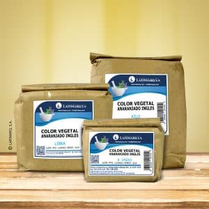 COLOR VEGETAL ANARANJADO INGLES